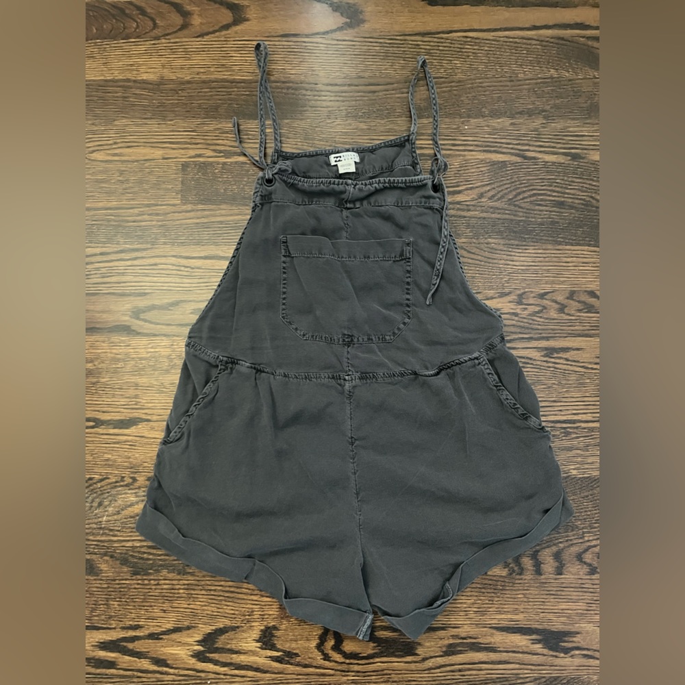 Billabong Black Short Overalls - Medium